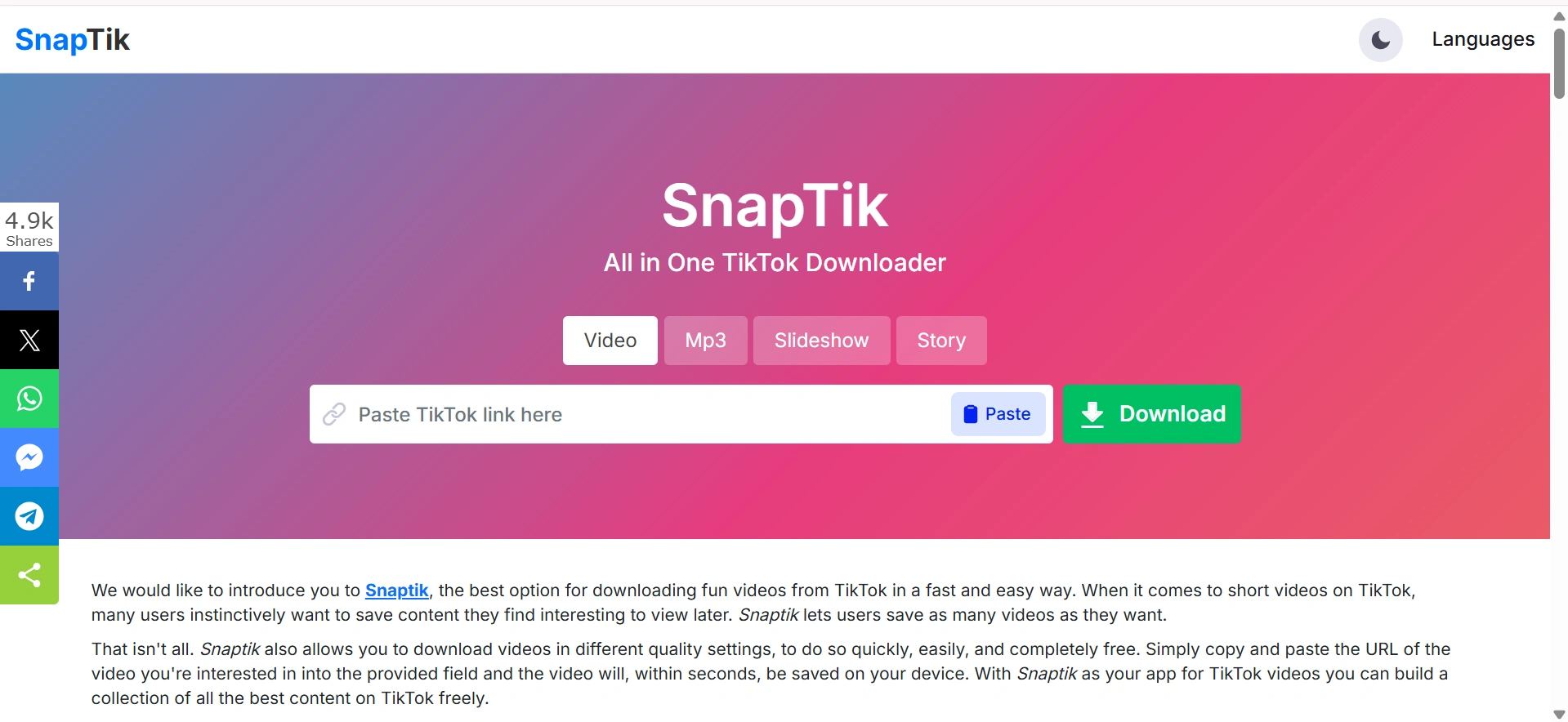 Tips Dapatkan Kualitas HD Saat Download TikTok